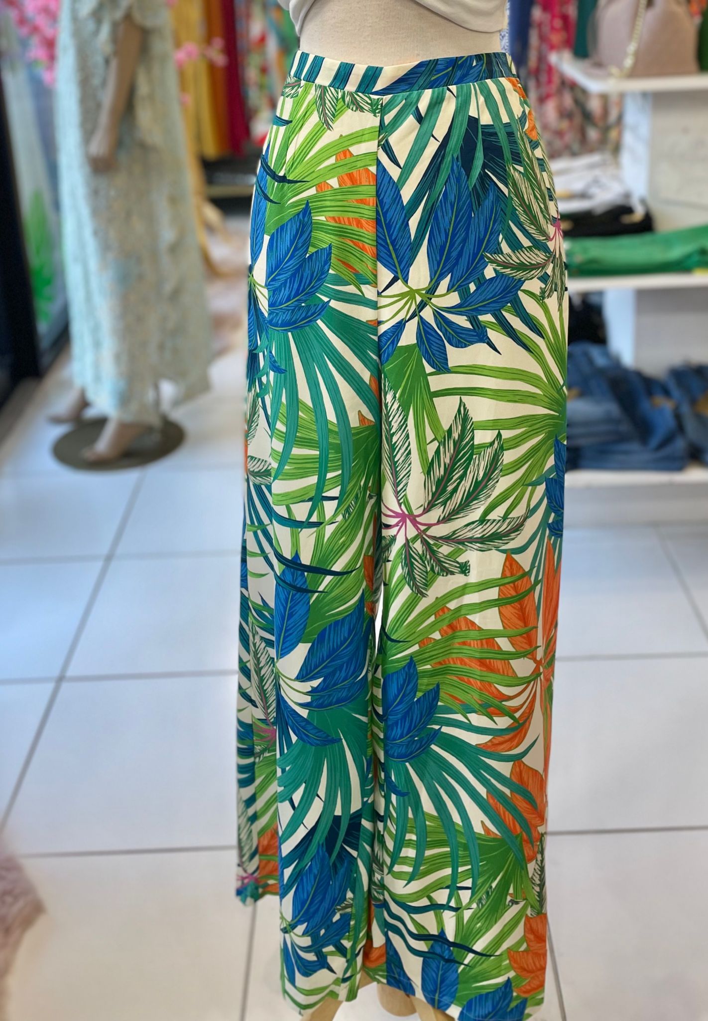 Tropical Palm Pants